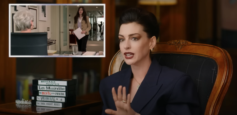Anne Hathaway Rewatches The Princess Diaries, The Devil Wears Prada & More | Vanity Fair