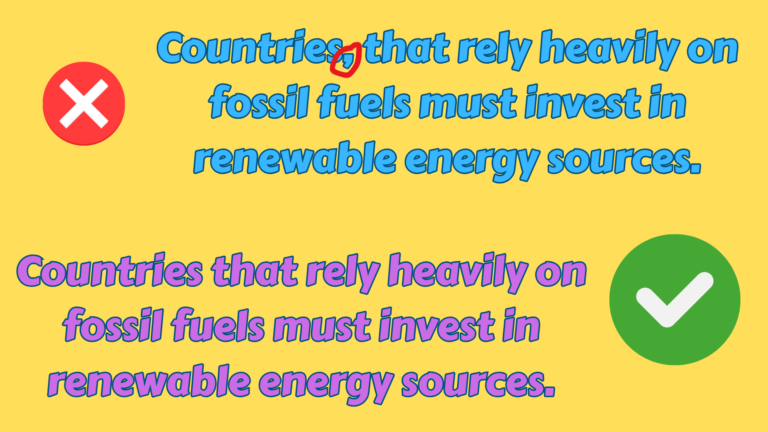 Comma Practice for IELTS Writing Task 2