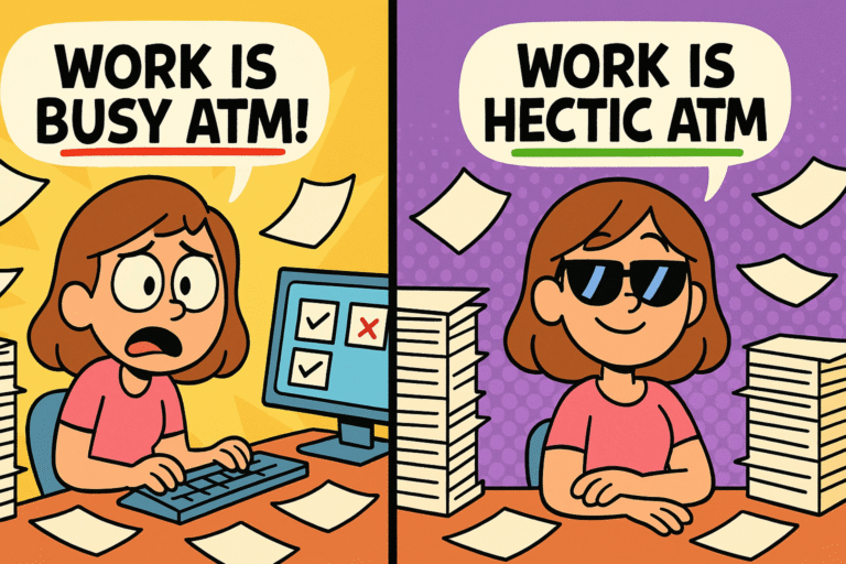 Describing your job more precisely